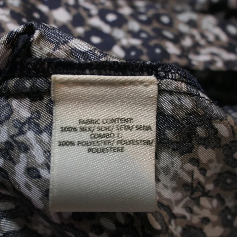 Derek Lam 10 Crosby Womens Silk Pants 0 Black Floral Wide Leg Earthy Artsy Indie